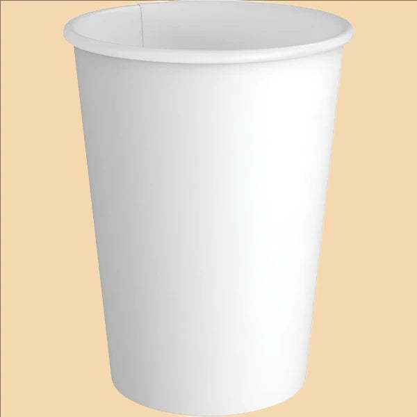 White Paper Cup - 12 oz