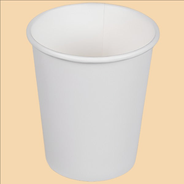 White Double Walled Paper Cup - 8 oz