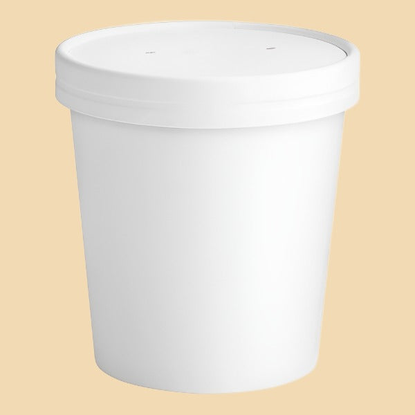 Soup Bowl & Vented Paper Lid - 16 oz