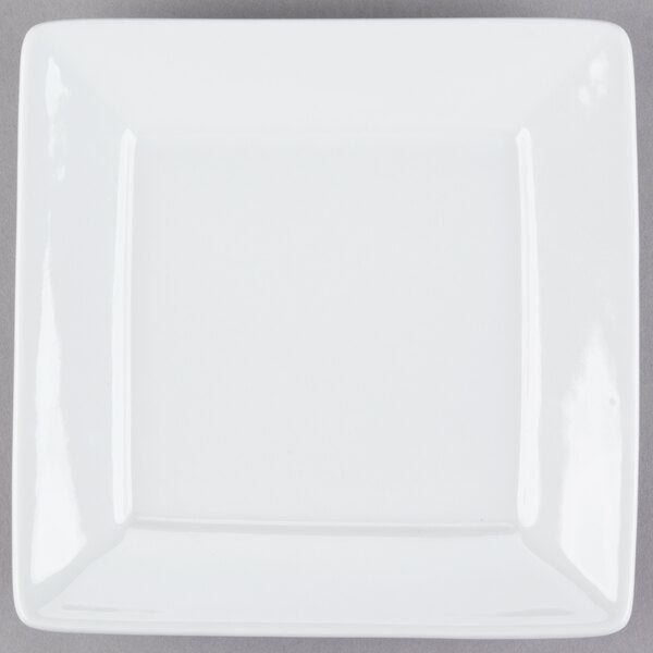 Tuxton 6" Bright White Square China Plate