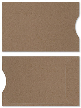 Gift Card Sleeves - Craft (box of 250)