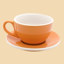 Mug - 6oz Cappuccino, Orange